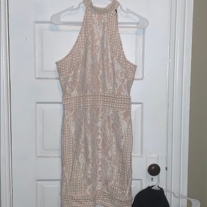 white lace dress